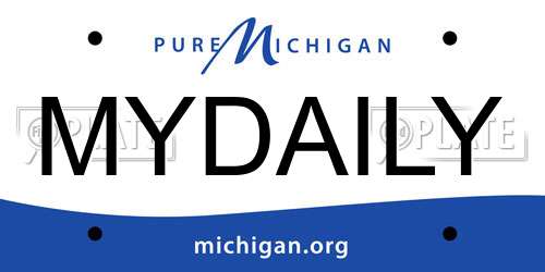 MYDAILY Michigan License Plate
