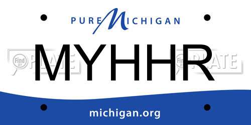 MYHHR Michigan License Plate