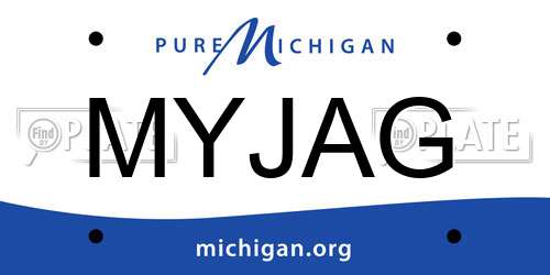 MYJAG Michigan License Plate