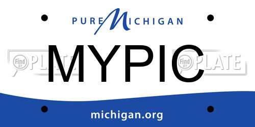 MYPIC Michigan License Plate