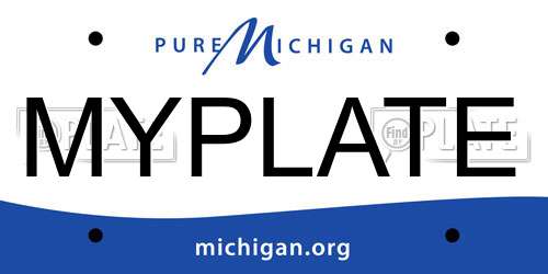 MYPLATE Michigan License Plate
