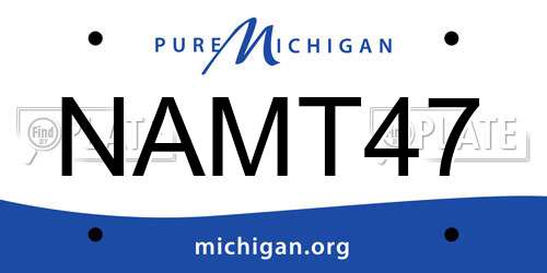 NAMT47 Michigan License Plate