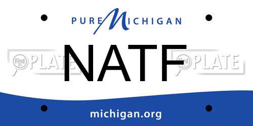 NATF Michigan License Plate