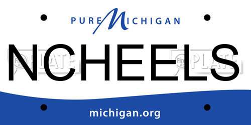 NCHEELS Michigan License Plate