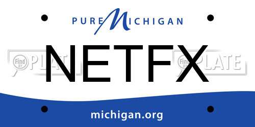 NETFX Michigan License Plate