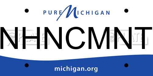 NHNCMNT Michigan License Plate