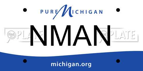 NMAN Michigan License Plate