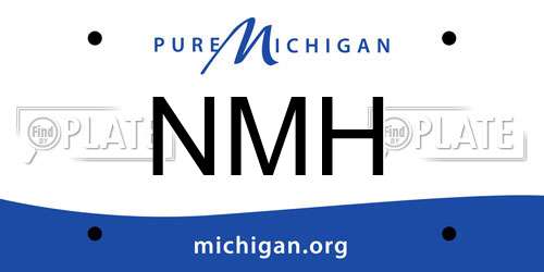 NMH Michigan License Plate