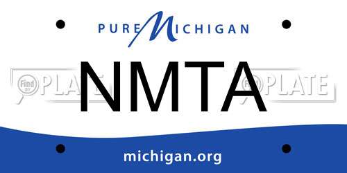 NMTA Michigan License Plate