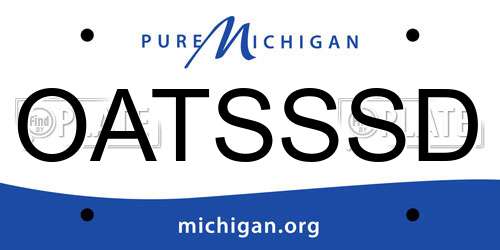 OATSSSD Michigan License Plate