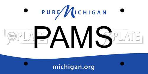 PAMS Michigan License Plate