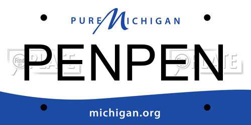 PENPEN Michigan License Plate