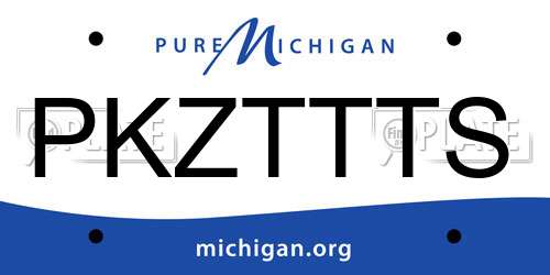 PKZTTTS Michigan License Plate