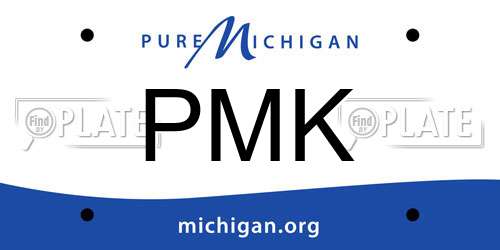 PMK Michigan License Plate
