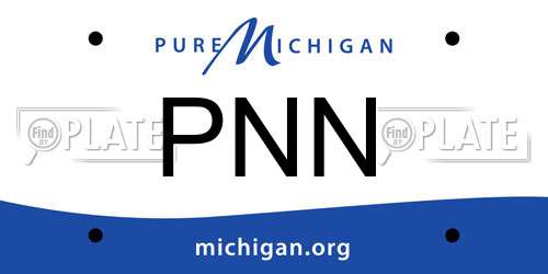 PNN Michigan License Plate
