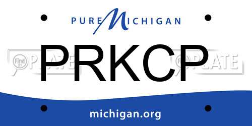 PRKCP Michigan License Plate