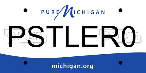 PSTLER0 Michigan License Plate