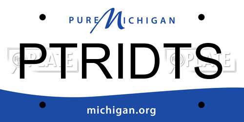 PTRIDTS Michigan License Plate