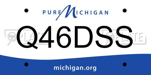 Q46DSS Michigan License Plate