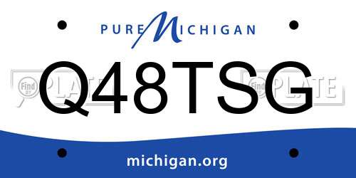 Q48TSG Michigan License Plate