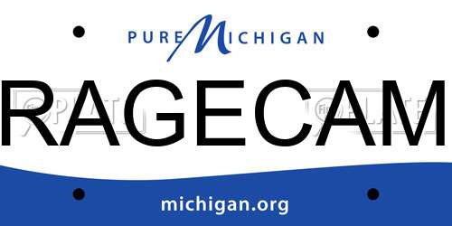 RAGECAM Michigan License Plate