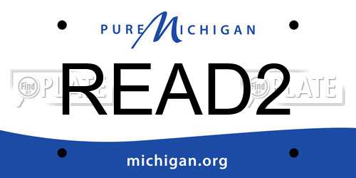 READ2 Michigan License Plate