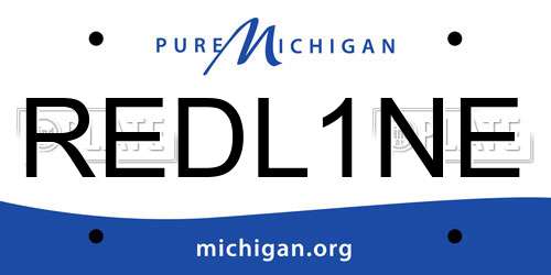 REDL1NE Michigan License Plate