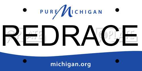 REDRACE Michigan License Plate