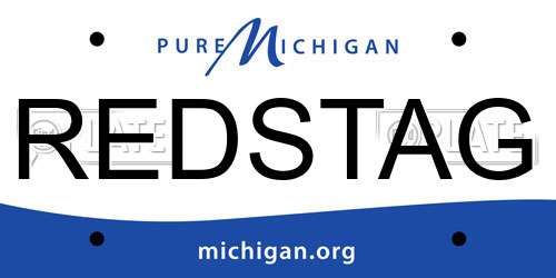 REDSTAG Michigan License Plate
