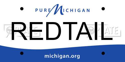REDTAIL Michigan License Plate