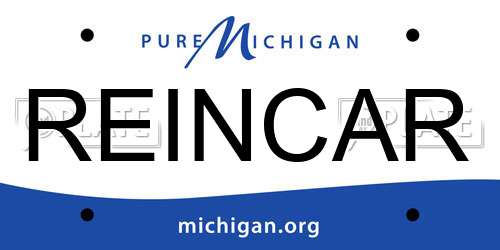 REINCAR Michigan License Plate