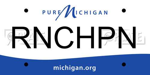 RNCHPN Michigan License Plate