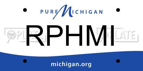 RPHMI Michigan License Plate