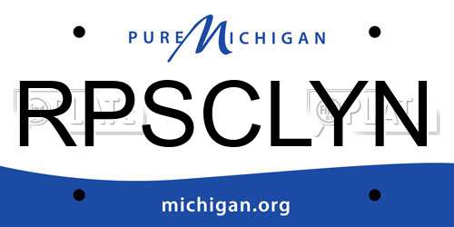 RPSCLYN Michigan License Plate