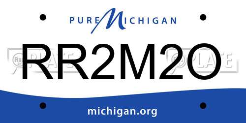 RR2M2O Michigan License Plate