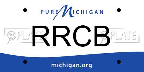 RRCB Michigan License Plate