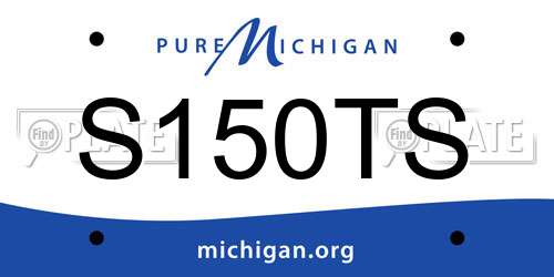 S150TS Michigan License Plate