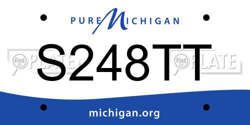 S248TT Michigan License Plate