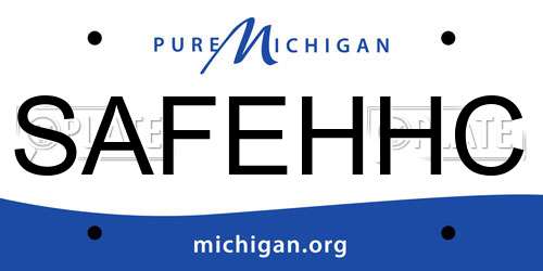 SAFEHHC Michigan License Plate