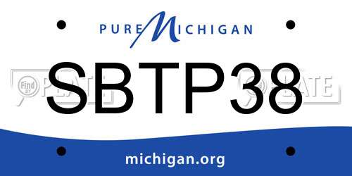 SBTP38 Michigan License Plate