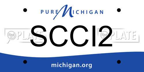 SCCI2 Michigan License Plate