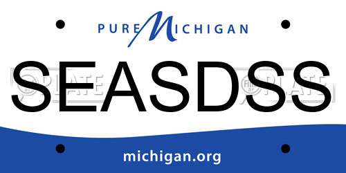 SEASDSS Michigan License Plate