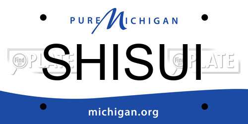SHISUI Michigan License Plate