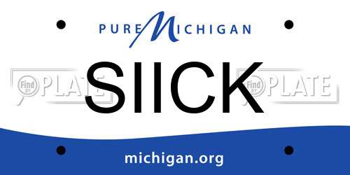 SIICK Michigan License Plate