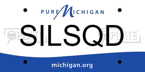SILSQD Michigan License Plate