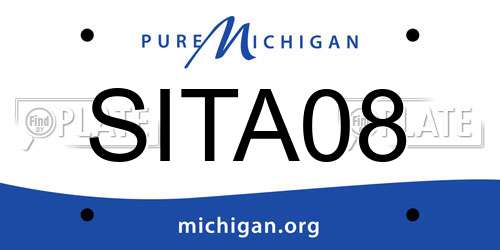 SITA08 Michigan License Plate