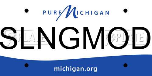 SLNGMOD Michigan License Plate