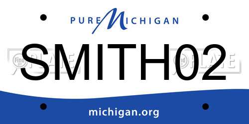 SMITH02 Michigan License Plate