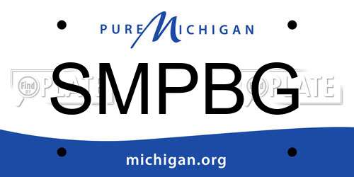 SMPBG Michigan License Plate