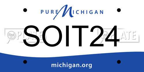SOIT24 Michigan License Plate